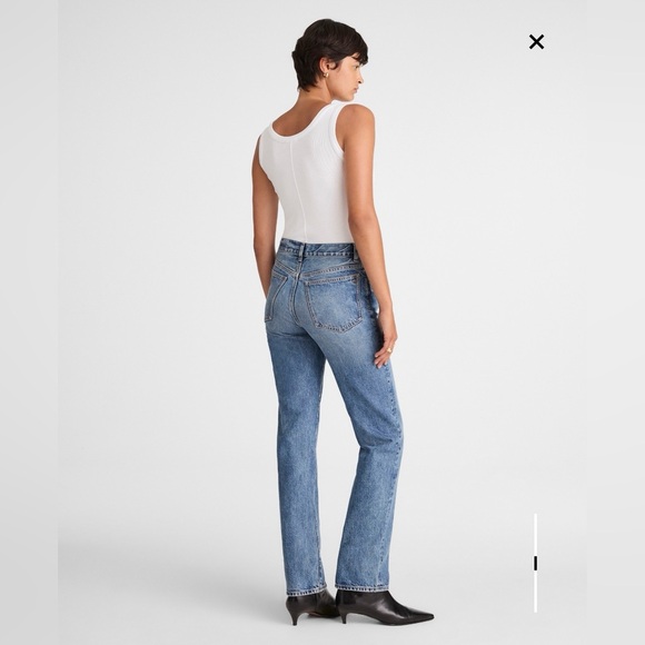 Madewell The Longline Straight Jean - Picture 3 of 12